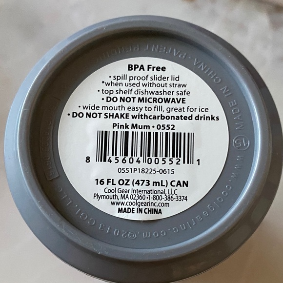 NWT Pink and Silver Floral Tumbler - Picture 6 of 6